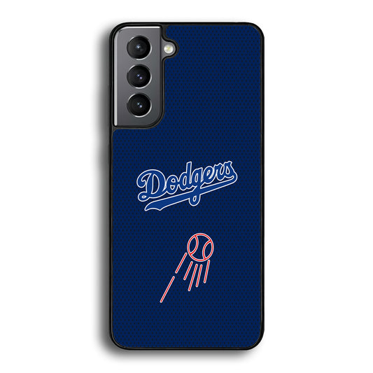 LA Dodgers Black Spot Patern Samsung Galaxy S21 Case