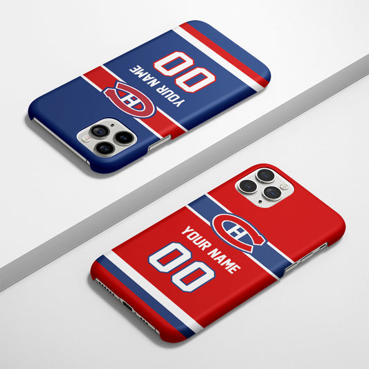 Custom Jersey Montreal Canadiens NHL Phone Case