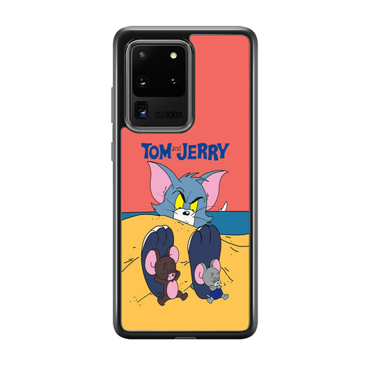 Tom and Jerry Enjoy at The Beach Samsung Galaxy S20 Ultra Case