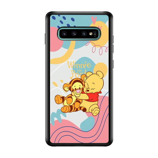 Winnie The Pooh Hug Wholeheartedly Samsung Galaxy S10 Case