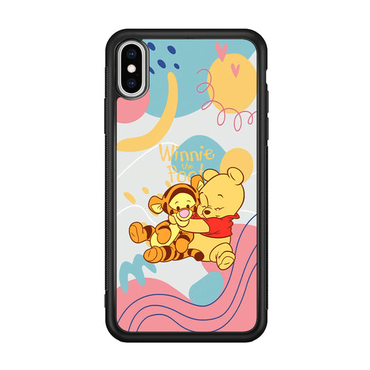 Winnie The Pooh Hug Wholeheartedly iPhone Xs Max Case