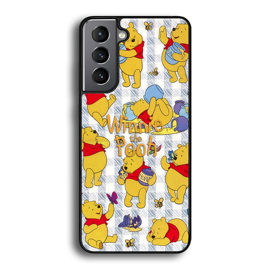Winnie The Pooh Moment in A Day Samsung Galaxy S21 Plus Case