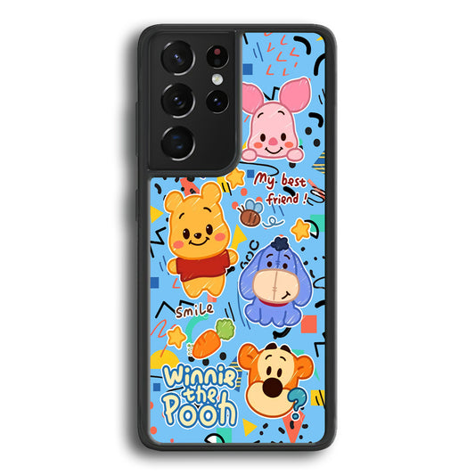 Winnie The Pooh The Best Friend Samsung Galaxy S21 Ultra Case