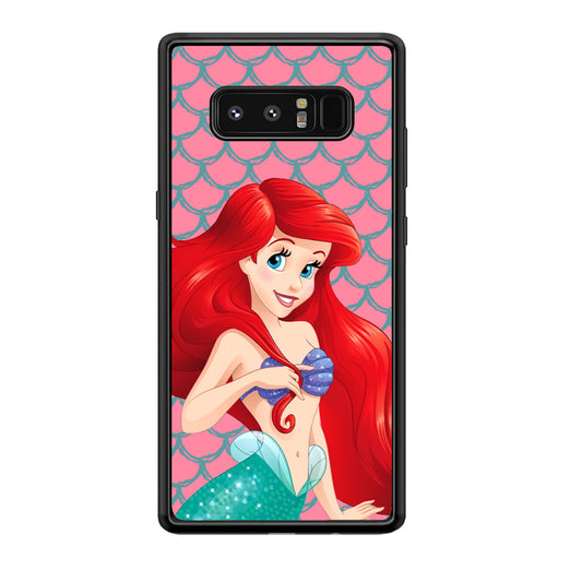 Ariel The Beauty Princess of Mermaid Samsung Galaxy Note 8 Case
