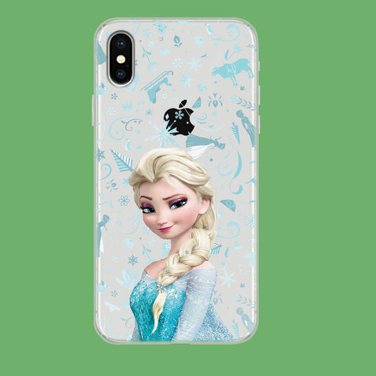 Frozen The Snow Queen iPhone Xs Clear Case