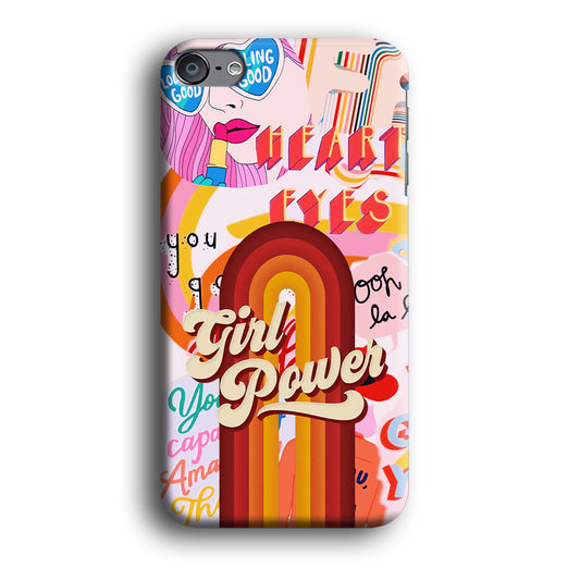 Girl Power Splash iPod Touch 6 3D Case