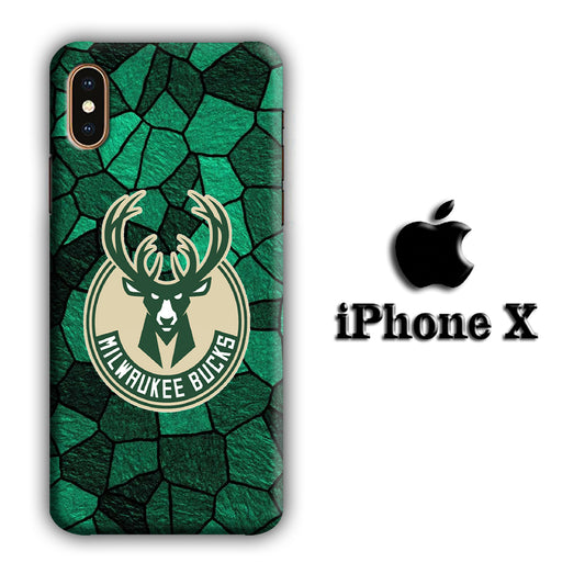 NBA Milwaukee Bucks 01 iPhone X 3D Case