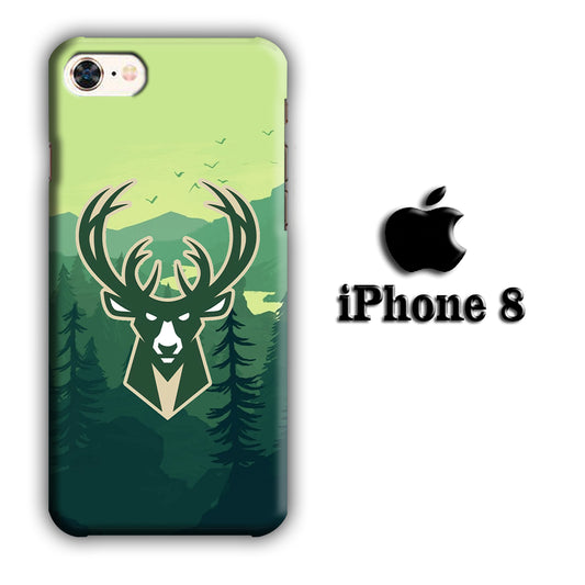 NBA Milwaukee Bucks 02 iPhone 8 3D Case