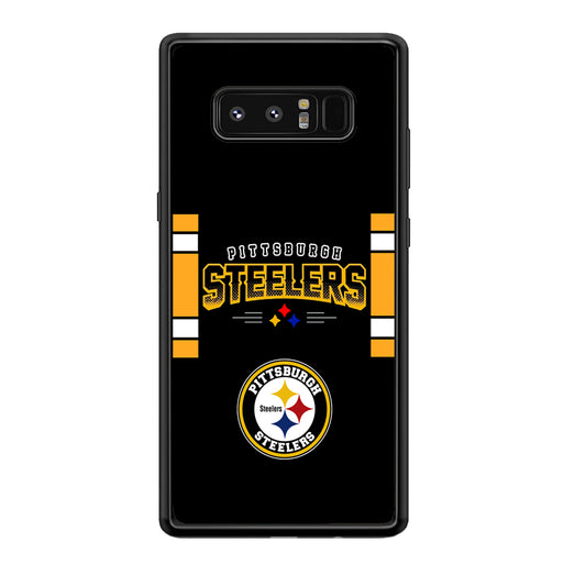 Pittsburgh Steelers Jersey on Black Samsung Galaxy Note 8 Case