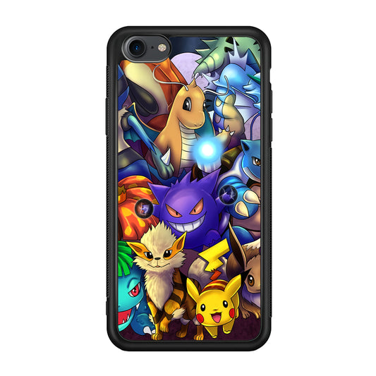 Pokemon Gengar Team in Action iPhone 8 Case