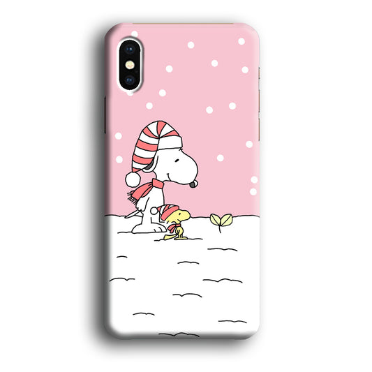 Snoopy Snow Drop iPhone Xs Max 3D Case