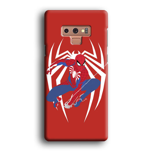 Spiderman Net Hanging Samsung Galaxy Note 9 3D Case