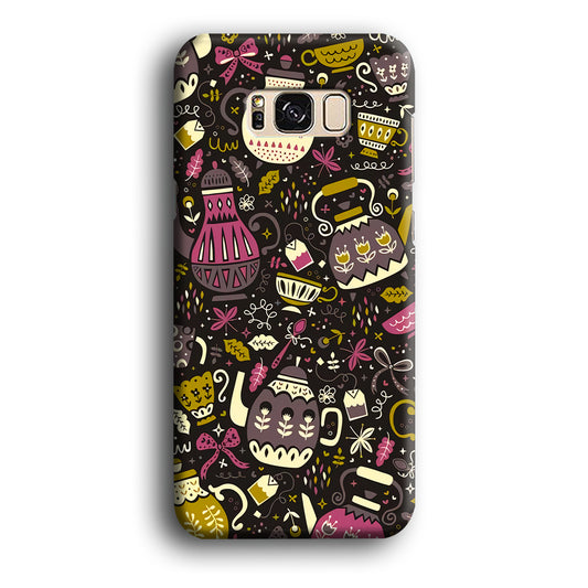 Tea Time in Evening Parties Samsung Galaxy S8 Plus 3D Case