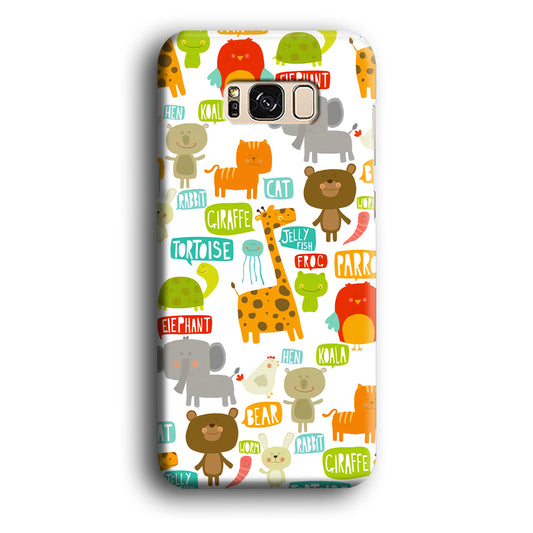 The Animal Expression Zoo Life Samsung Galaxy S8 Plus 3D Case