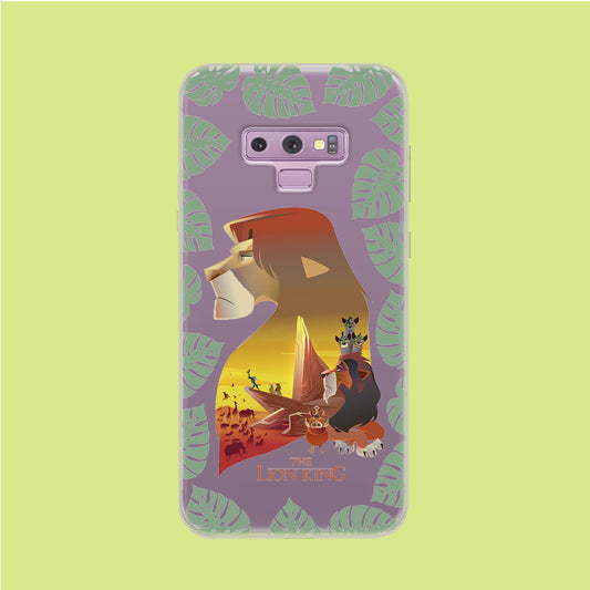 The Lion King Faith of Honour Samsung Galaxy Note 9 Clear Case