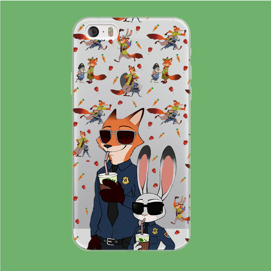 Zootopia Judy and Nick Cops Spirit iPhone 5 | 5s Clear Case