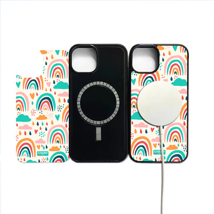 Rainbow Art Form Colorful Spring Magsafe iPhone Case