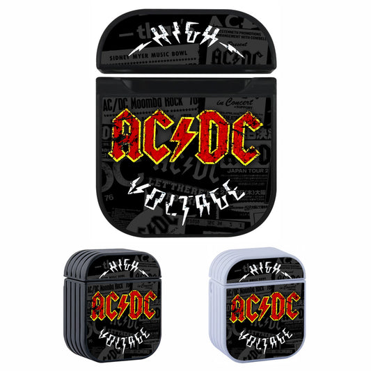 ACDC Concert Alert Hard Plastic Case Cover For Apple Airpods
