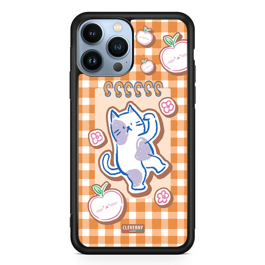 Adult Kitty Showing Off Muscles Magsafe iPhone Case