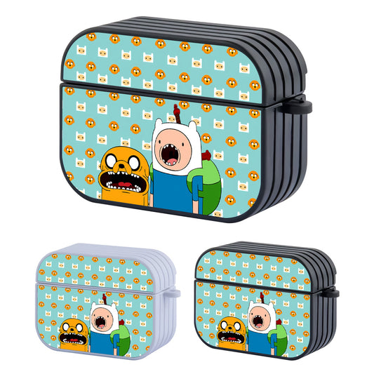 Adventure Time Amazed Face Hard Plastic Case Cover For Apple Airpods Pro