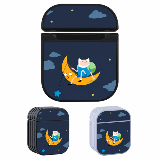 Adventure Time Flinn and The Moon Hard Plastic Case Cover For Apple Airpods