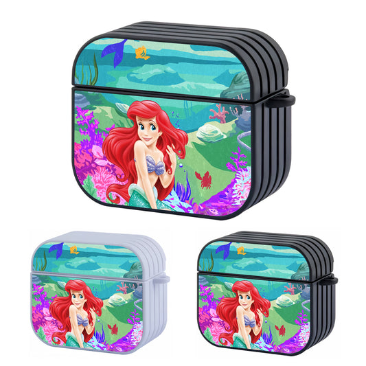 Ariel Mermaid Smile from The Princess Hard Plastic Case Cover For Apple Airpods 3