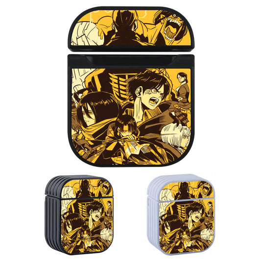 Attack on Titan Struggle of The War Hard Plastic Case Cover For Apple Airpods