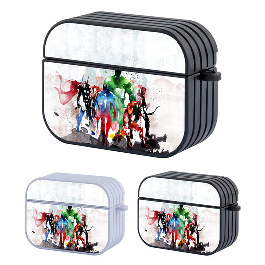 Avengers Painting Abstract Hard Plastic Case Cover For Apple Airpods Pro