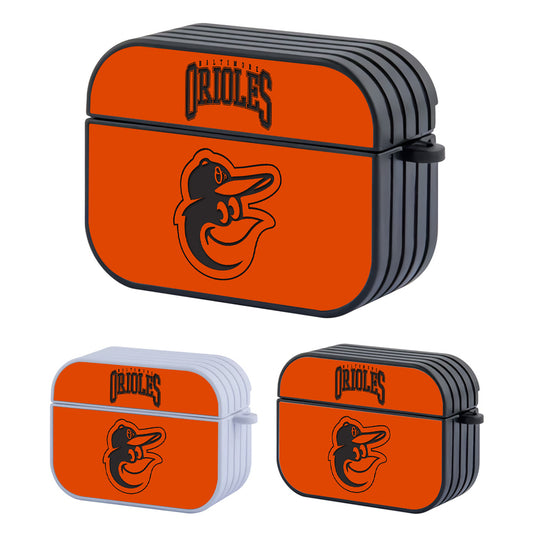 Baltimore Orioles MLB Carving of Glory Hard Plastic Case Cover For Apple Airpods Pro