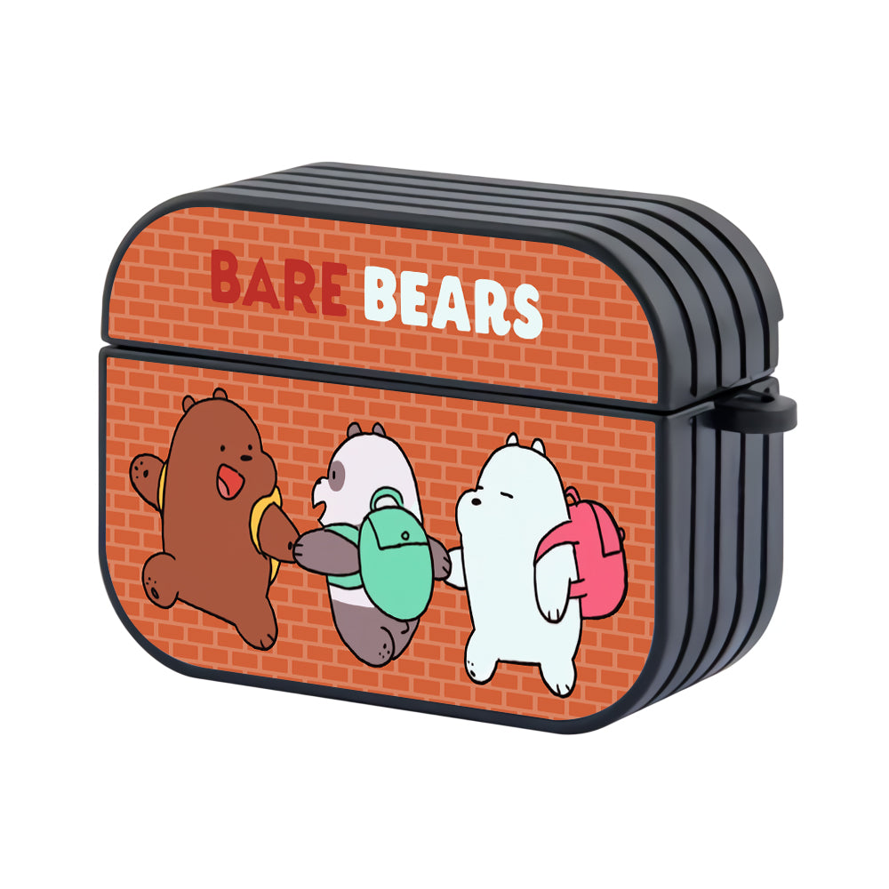 Bare Bears Joy Time After School Hard Plastic Case Cover For Apple Airpods Pro