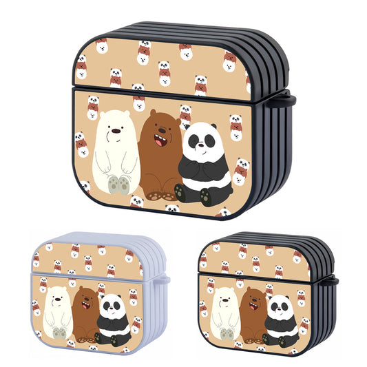 Bare Bears a Big Smile to Remember Hard Plastic Case Cover For Apple Airpods 3