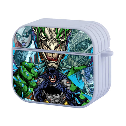 Batman Fight Against Many Enemies Hard Plastic Case Cover For Apple Airpods 3