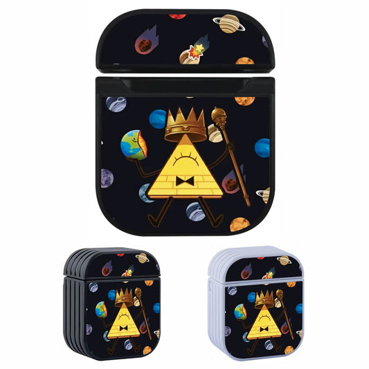 Bill Cipher Gravity Falls Planets Hard Plastic Case Cover For Apple Airpods