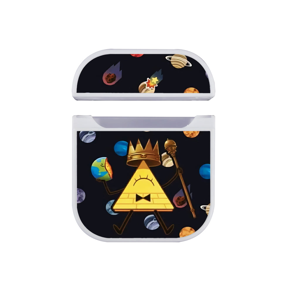 Bill Cipher Gravity Falls Planets Hard Plastic Case Cover For Apple Airpods