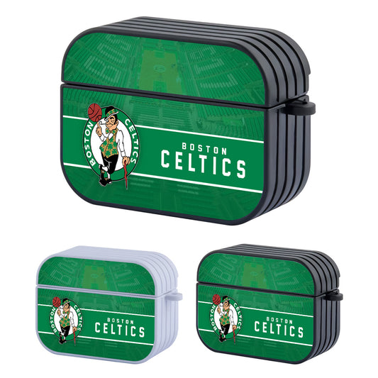 Boston Celtics NBA Bold Line of Heritage Hard Plastic Case Cover For Apple Airpods Pro