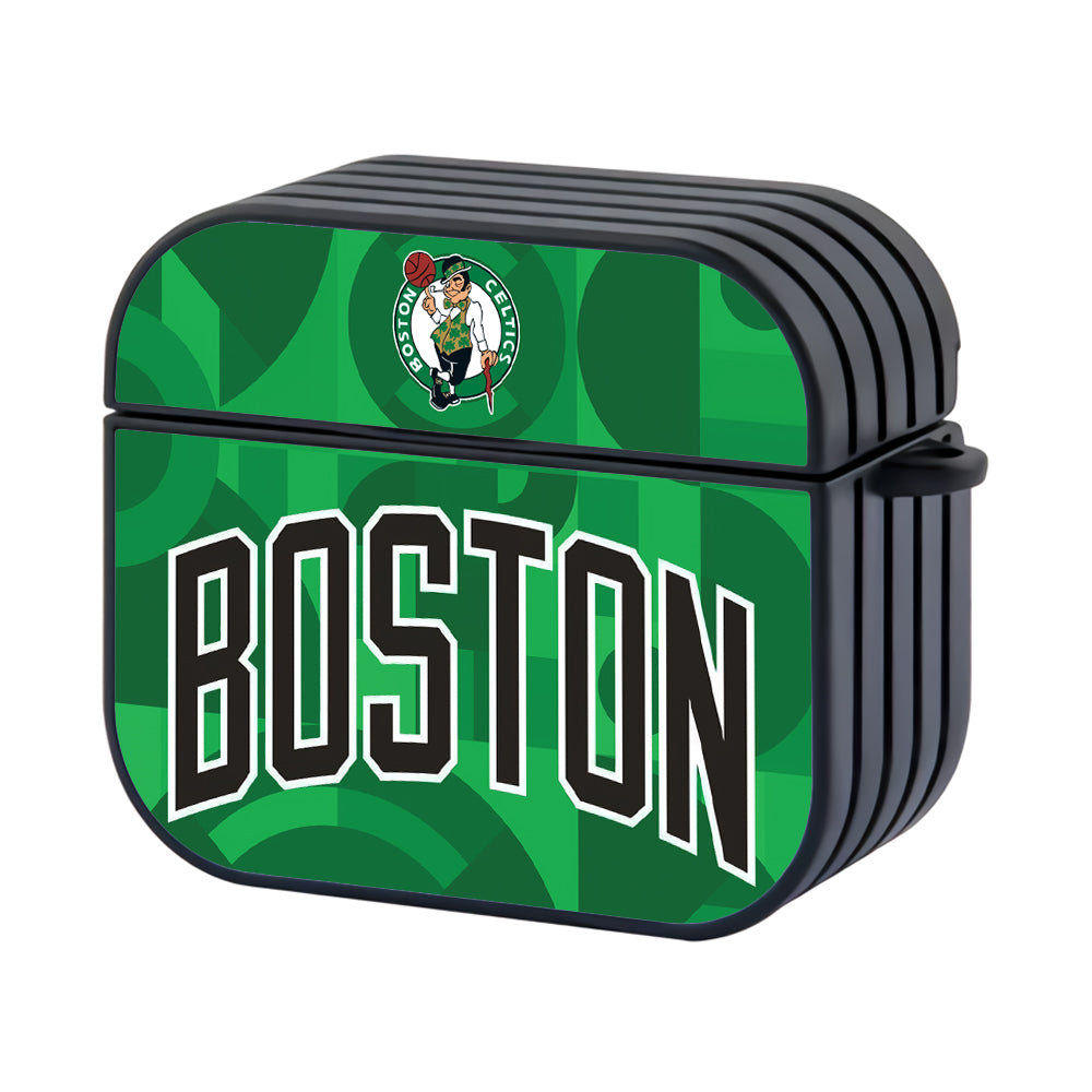 Boston Celtics NBA The Abstract Touch Hard Plastic Case Cover For Apple Airpods 3