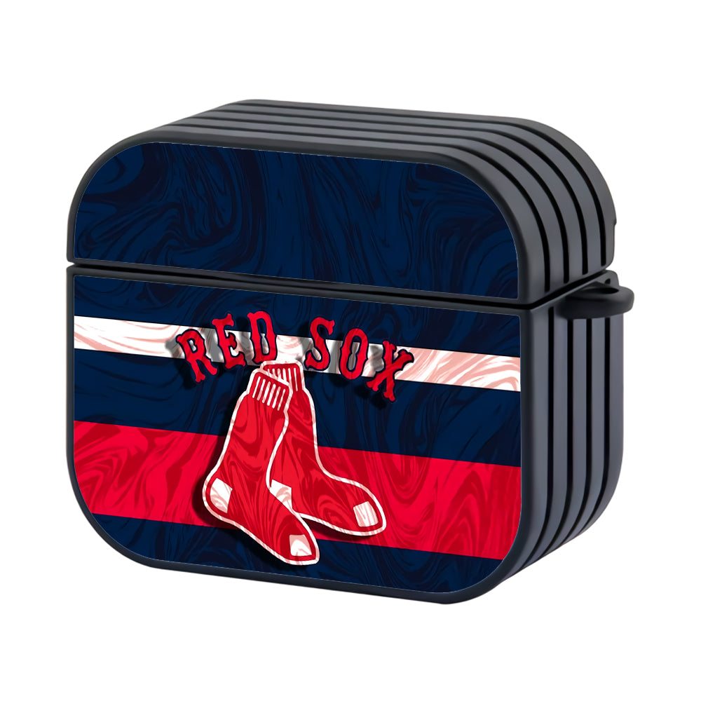 Boston Red Sox Flowing Spirit Hard Plastic Case Cover For Apple Airpods 3