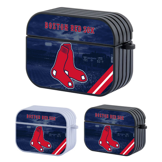 Boston Red Sox MLB Vibes of Stadium Hard Plastic Case Cover For Apple Airpods Pro