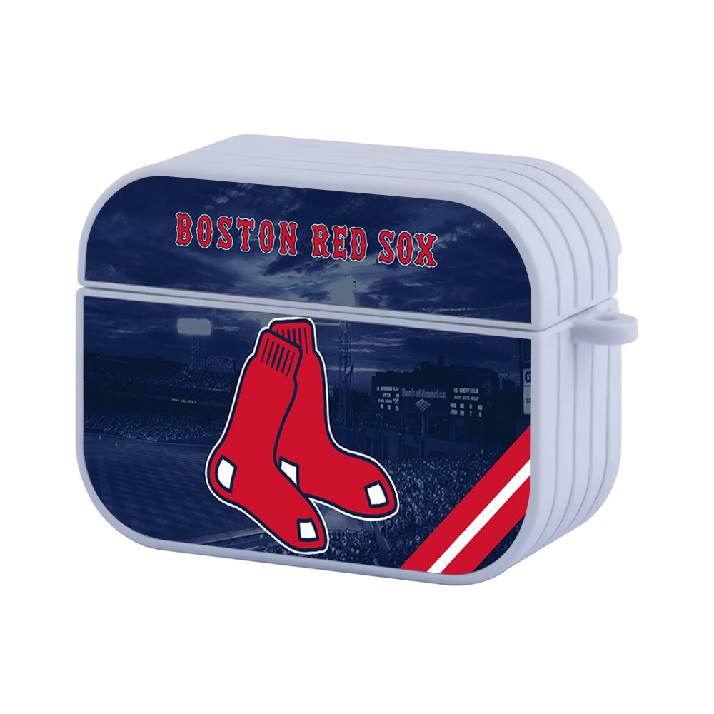 Boston Red Sox MLB Vibes of Stadium Hard Plastic Case Cover For Apple Airpods Pro