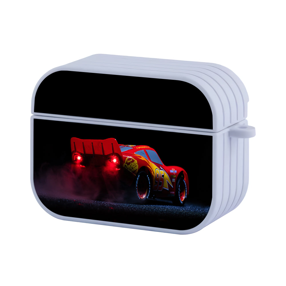 Car Lightning McQueen Logo Hard Plastic Case Cover For Apple Airpods Pro
