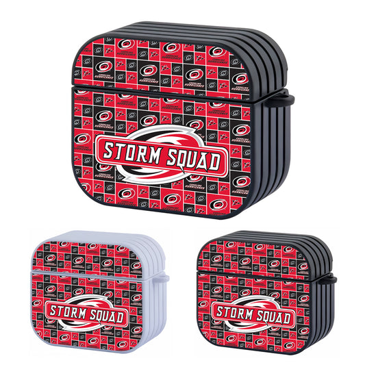 Carolina Hurricanes NHL The Storm Squad Hard Plastic Case Cover For Apple Airpods 3