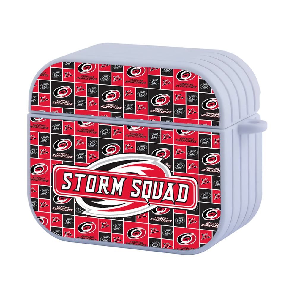Carolina Hurricanes NHL The Storm Squad Hard Plastic Case Cover For Apple Airpods 3