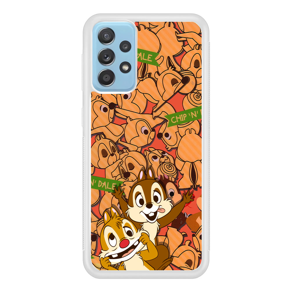 Chip N Dale Face of The Day Samsung Galaxy A72 Case
