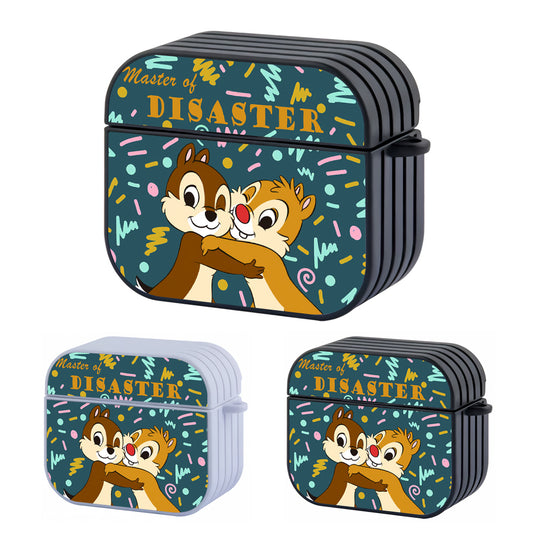 Chip and Dale Duo Disaster Hard Plastic Case Cover For Apple Airpods 3