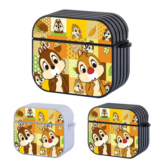 Chip and Dale Receive Material Hard Plastic Case Cover For Apple Airpods 3
