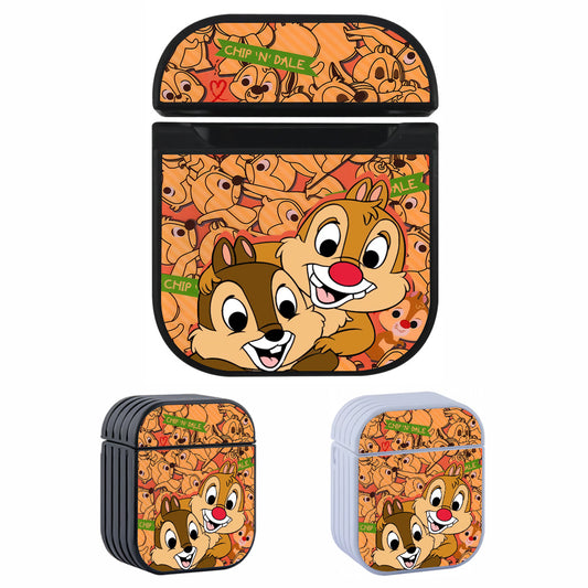 Chip n Dale Have Infinite Smiles Hard Plastic Case Cover For Apple Airpods