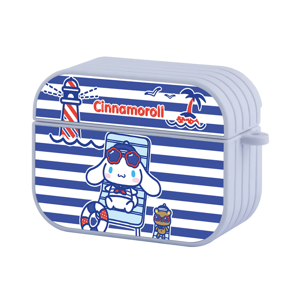 Cinnamoroll Bright Sun and The Blue Sea Hard Plastic Case Cover For Apple Airpods Pro