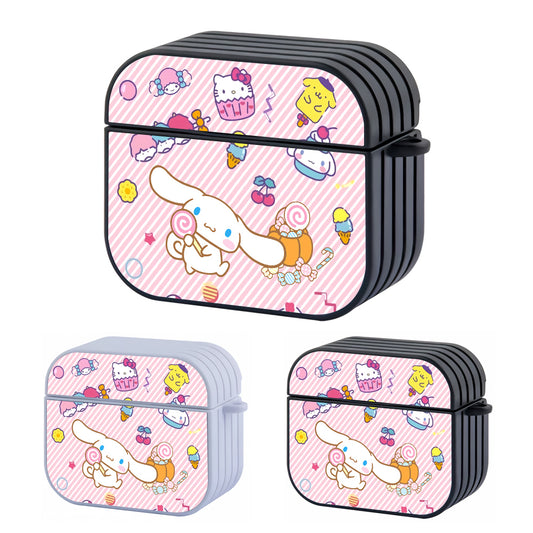 Cinnamoroll Show Off Candy Hard Plastic Case Cover For Apple Airpods 3