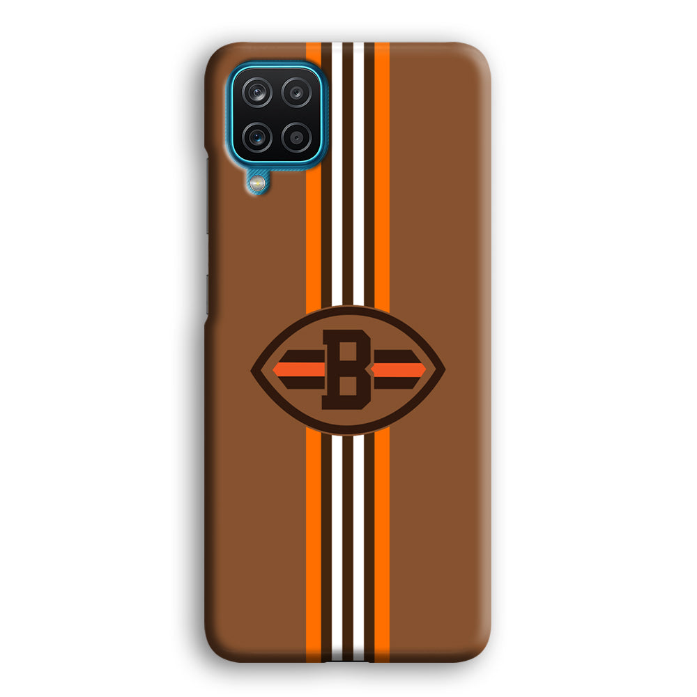 Cleveland Browns Strike Color Pennant Samsung Galaxy A12 Case