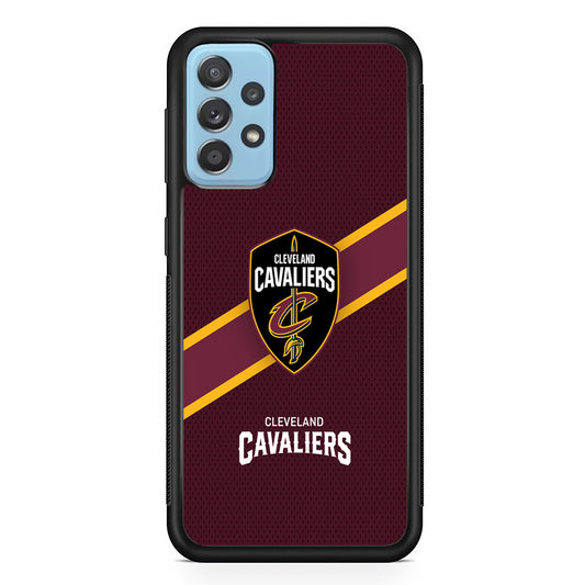Cleveland Cavaliers Purple Phantom Samsung Galaxy A52 Case